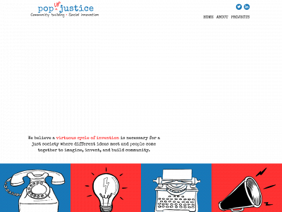 popupjustice.org snapshot