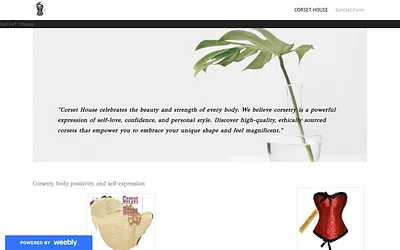 corsethouse.weebly.com snapshot