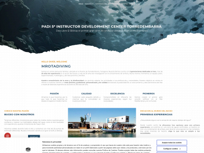 www.mrotadiving.es snapshot
