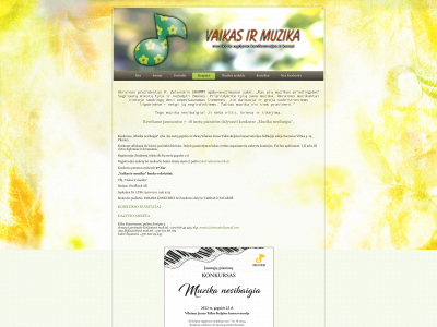 vaikasirmuzika.lt snapshot