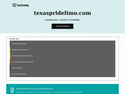 texaspridelimo.com snapshot