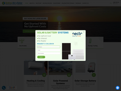 onlineairandsolar.com.au snapshot