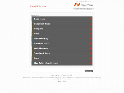 thewallcap.com snapshot