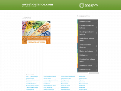 sweet-balance.com snapshot