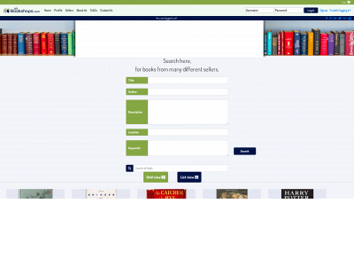 allbookshops.com snapshot