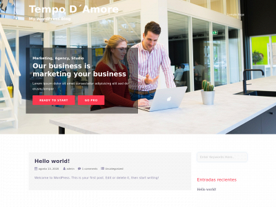 tempodamore.com snapshot