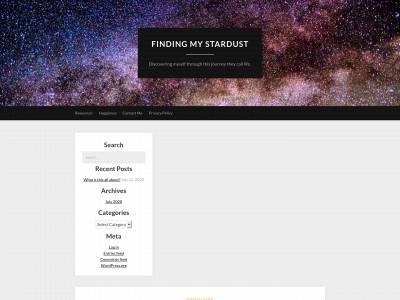 findingmystardust.com snapshot
