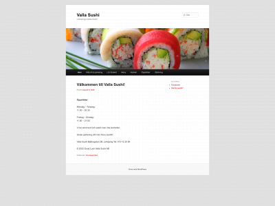vallasushi.se snapshot