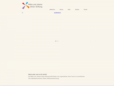 ahten-stiftung.de snapshot