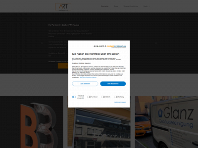 art-werbetechnik.de snapshot