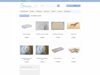sleepon.lt snapshot