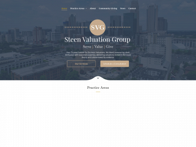 steenvaluationgroup.com snapshot