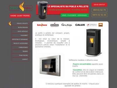 chaleurpellets.be snapshot