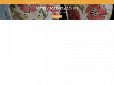 sheenahughespottery.com snapshot