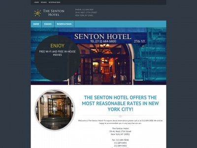 thesenton-hotel.com snapshot
