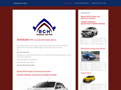 buriramcarhire.com snapshot