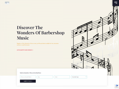 barbershopmusic.org snapshot