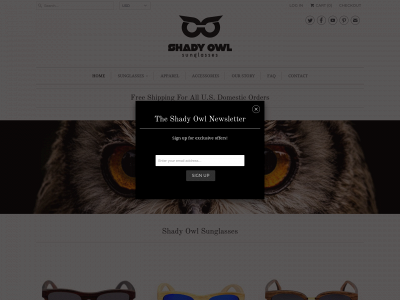 shadyowls.com snapshot