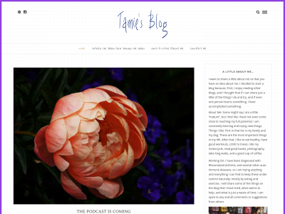 tamiesjourney.com snapshot