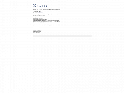 saeps.lt snapshot