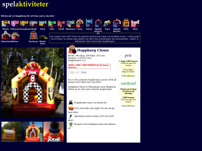 hoppochlek.se snapshot