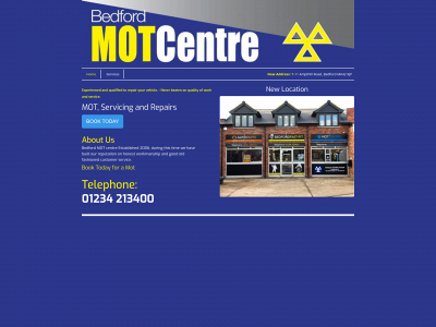 bedfordmotcentre.co.uk snapshot