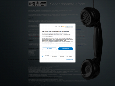 secondhandtelefone.de snapshot