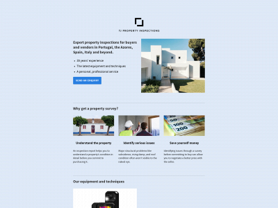 tjpropertyinspections.com snapshot