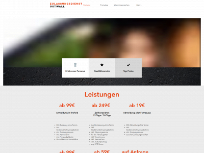 zulassungsdienstostwall.de snapshot