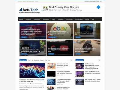 actu-tech.net snapshot
