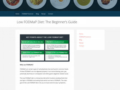fodmapdiethq.com snapshot
