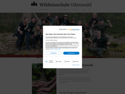 wildnisschuleodenwald.de snapshot