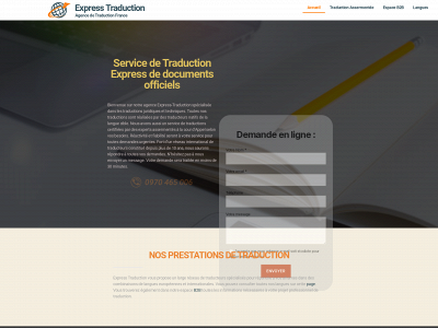 express-traduction.fr snapshot