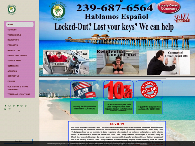 www.colliercountylocksmith.com snapshot