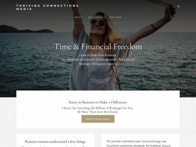 thrivingconnectionsmedia.com snapshot