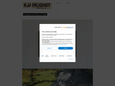 kjaerlighet.no snapshot