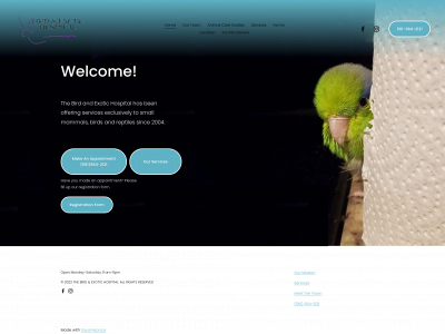 birdexotichospital.com snapshot