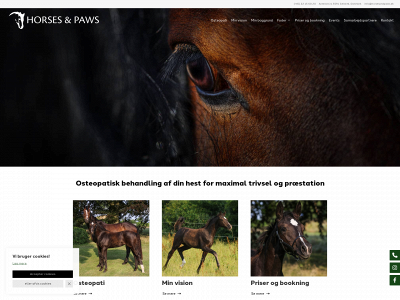 horsesandpaws.dk snapshot