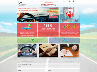 cambionombrevehiculo.net snapshot