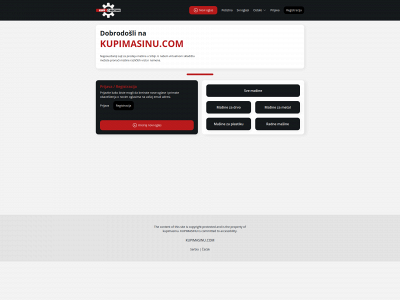 kupimasinu.com snapshot