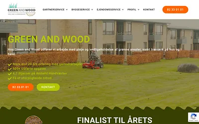 greenandwood.dk snapshot