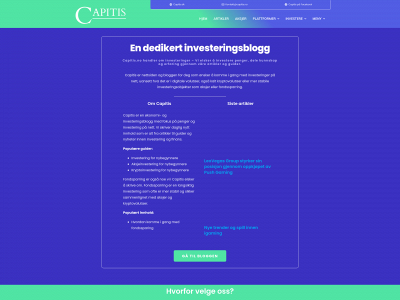 capitis.no snapshot