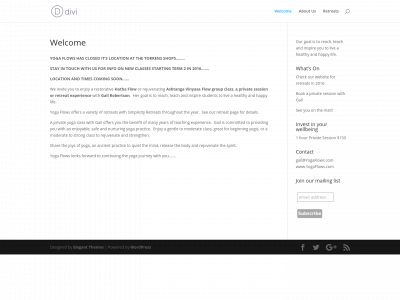 yogaflows.com snapshot