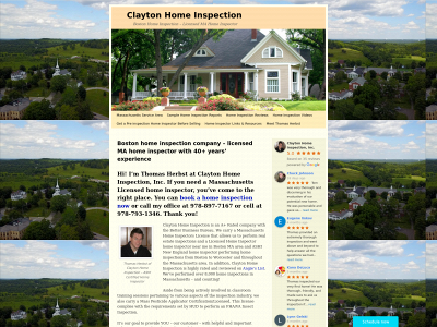 claytonhomeinspection.com snapshot