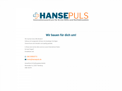 hansepuls.de snapshot