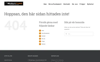 skruvfundamentab.se snapshot