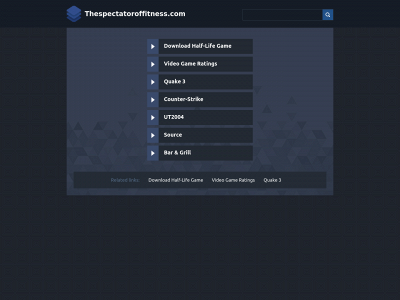 thespectatoroffitness.com snapshot