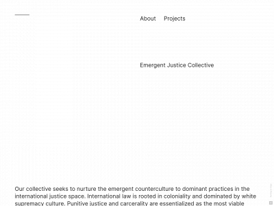emergentjusticecollective.org snapshot