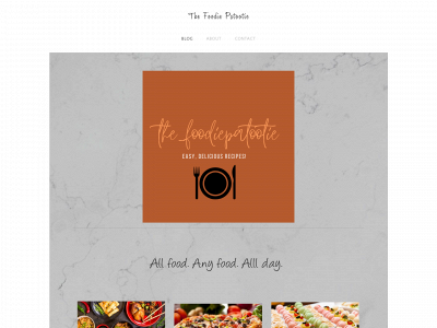 thefoodiepatootie.weebly.com snapshot