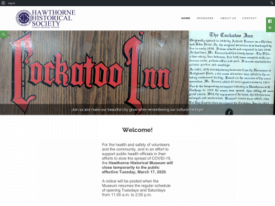 hawthornehistoricalsociety.org snapshot
